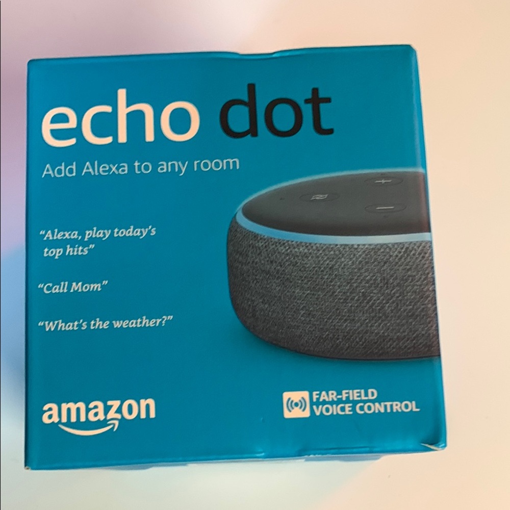 Amazon Smart Speaker in Blue new echo dot